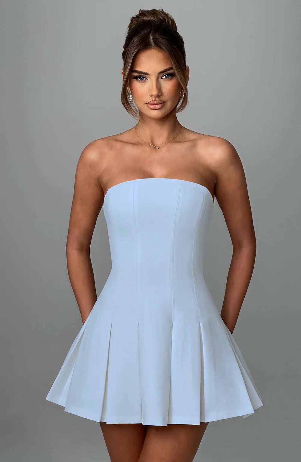EVE  DRESS - BABY BLUE