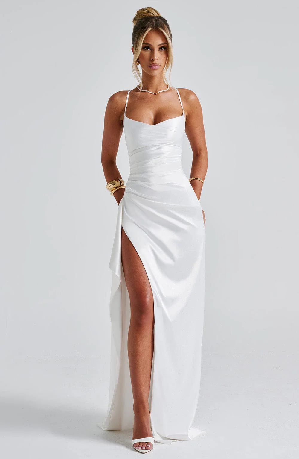 AMANDA DRESS - WHITE